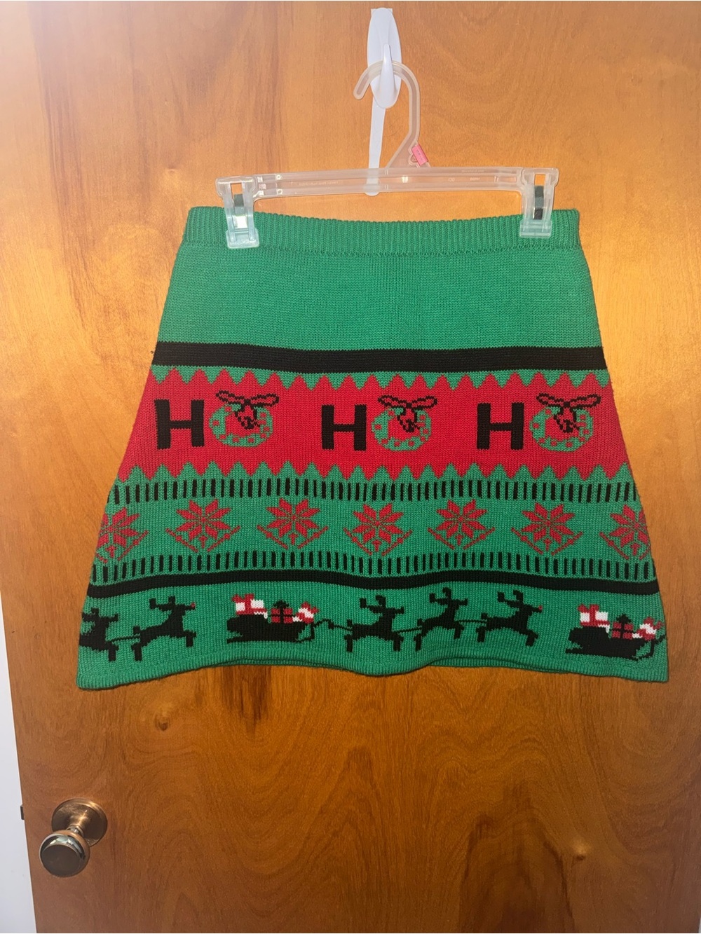 Festive ”Ugly Sweater” skirt